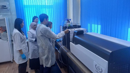 Kyrgyzstani scientists use  state-of-the-art equipment with stable isotopes to confirm if foods contain harmful chemicals and prevent consumer exposure.  